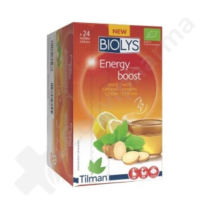 Biolys Energy Boost Maté Ginseng Citron - 24 sachets