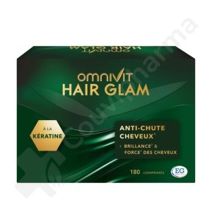 Omnivit Hair Glam Cheveux Anti-Chute - 180 comprimés