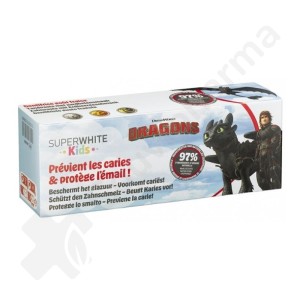 Superwhite Kids Dentifrice Fraise Dragons - 50 ml