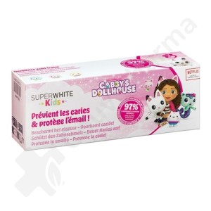 Superwhite Kids Dentifrice Fraise Gabby et la Maison magique - 50 ml