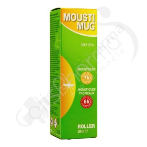 Moustimug Lait anti-moustique Roller 20% DEET - 50 ml