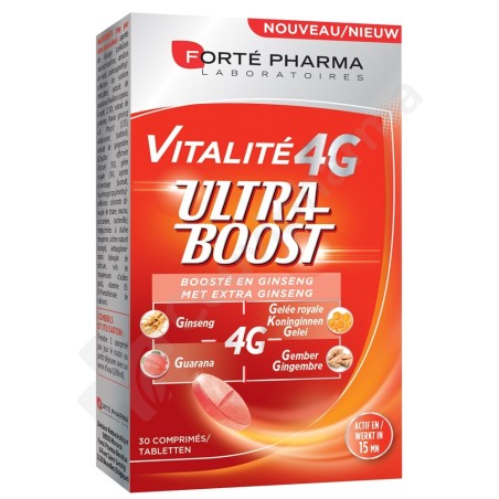 Forté Pharma Vitalité 4G Ultraboost + Ginseng - 30 comprimés