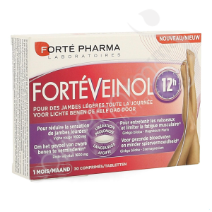 Forté Pharma FortéVeinol 12h - 30 comprimés