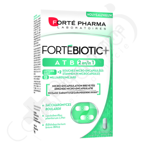 Forté Pharma Fortébiotic+ ATB 2 en 1 - 10 gélules