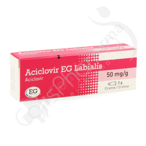Aciclovir EG Labialis 50 mg/g - Crème 2 g