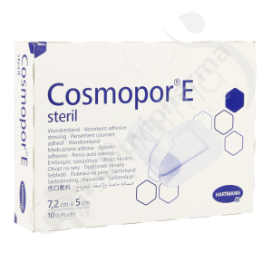 Cosmopor E 7,2 x 5 cm - 10 pansements stériles