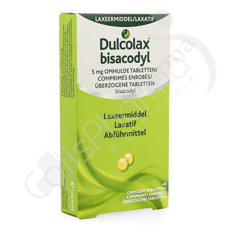 Dulcolax Bisacodyl 5 mg - 40 comprimés enrobés
