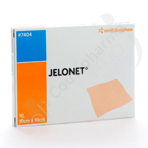 Jelonet - 10x10 cm - 10 tulles gras