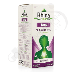 Rhina NaturActiv Toux - Sirop 180 g