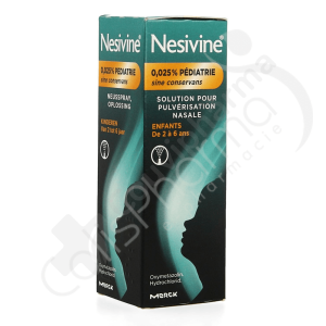 Nesivine 0,025% Pédiatrie - Spray nasal 10 ml
