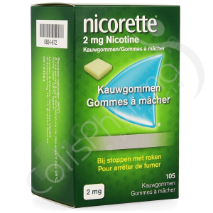 Nicorette Nicotine 2 mg - 105 gommes à mâcher