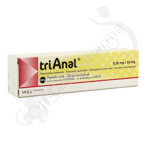 TriAnal 0,25 mg/50 mg - Pommade 20 g