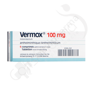 Vermox 100 mg - 6 comprimés