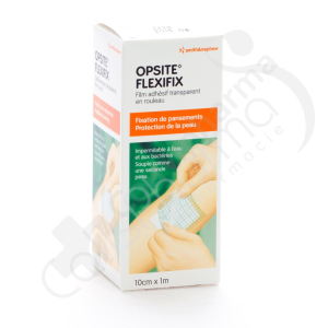 Opsite Flexifix Rouleau 10 cm x 1 m - 1 pièce