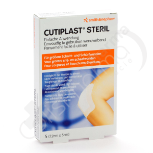 Cutiplast Steril - 10x8 cm - 5 pansements