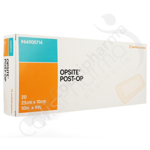 Opsite Post-Op 25x10 cm - 20 pièces