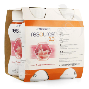 Resource 2.0 Fraise - 4x200 ml
