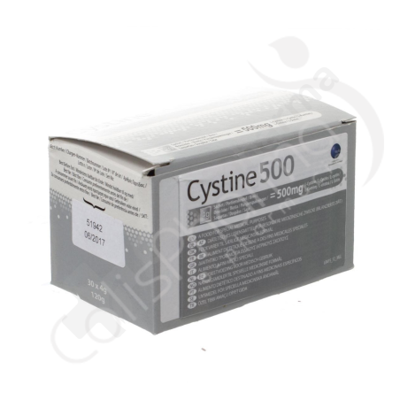 Cystine 500 mg - 30 sachets de 4 g