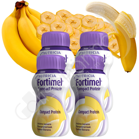 Fortimel Compact Protein Banaan - 4x125 ml