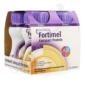 Fortimel Compact Protein Tropical-Gingembre - 4x125 ml