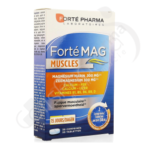 Forté Mag Muscles - 30 comprimés