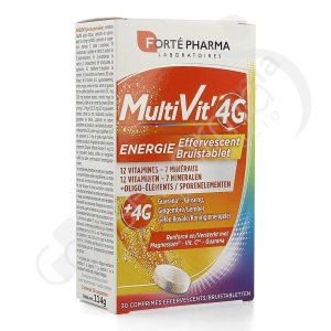 Forté Pharma MultiVit' 4G Energie - 30 comprimés effervescents