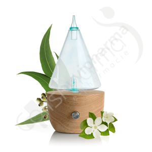 Puressentiel Diffuseur à Nébulisation I'conic Bois Naturel - 1 diffuseur d'huiles essentielles