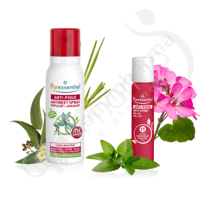 Puressentiel Anti-pique Spray - 75 ml + Roller Apaisant Anti-pique - 5 ml PROMOPACK