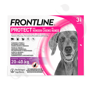Frontline Protect Solution Pour Spot-On Chiens L 20-40 kg - 3 pipettes de 4 ml