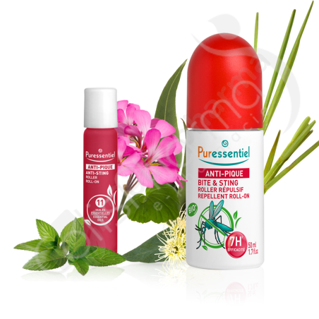 Puressentiel Anti-pique Roller Répulsif + Apaisant - 50 ml + 5 ml