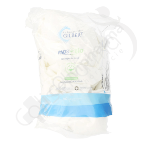 Gilbert Pads Bio Coton 8x10cm - 180 pièces