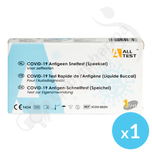 Zelftest Covid-19 - Snelle speekselantigeentest - 1 test