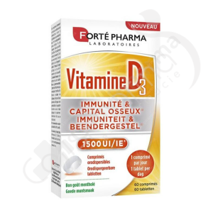 Vitamine D3 1500 UI - 60 tabletten