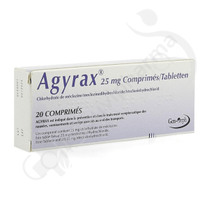 Agyrax 25 mg - 20 comprimés