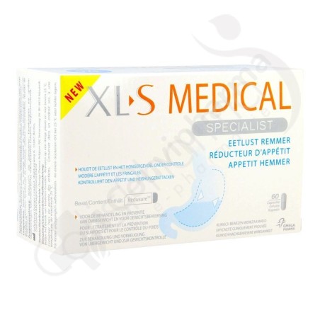 XLS Medical Réducteur d'Appétit - 60 gélules