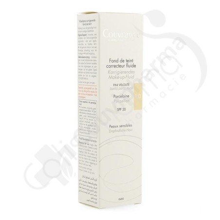Avène Fond De Teint Correcteur Fluide Porcelaine - 30 ml