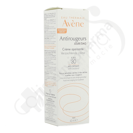 Avène Antirougeurs Crème Apaisante - 40 ml