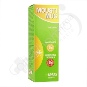 Moustimug Spray 9,5% DEET - 100 ml