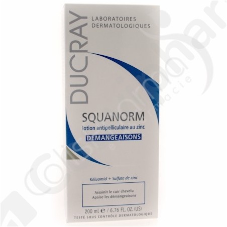 Ducray Squanorm Lotion Antipelliculaire au Zinc - 200 ml
