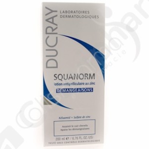 Ducray Squanorm Lotion Antipelliculaire au Zinc - 200 ml