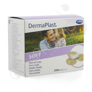 DermaPlast Soft Injection Pansement Ronds - 200 pansements