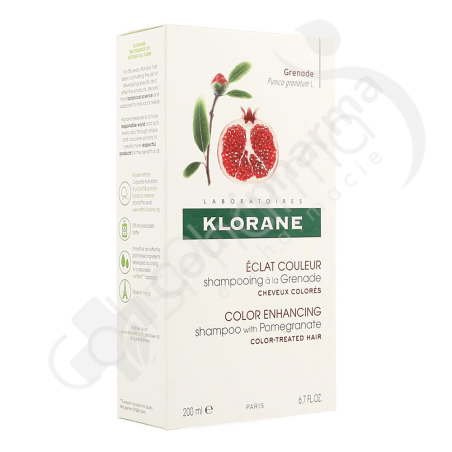 Klorane Shampoing à la Grenade pour cheveux colorés - 200 ml