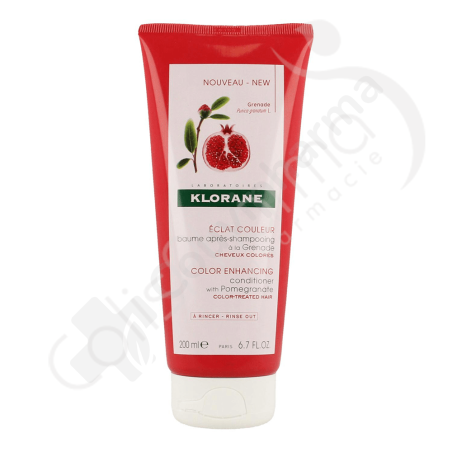 Klorane Après-Shampoing à la Grenade pour cheveux colorés - 200 ml