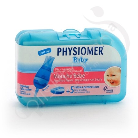 Physiomer Mouche Bébé - 1 mouche bébé + 5 filtres protecteurs