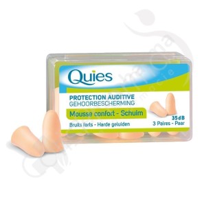 Quies Protection Auditive Mousse Chair - 3 paires