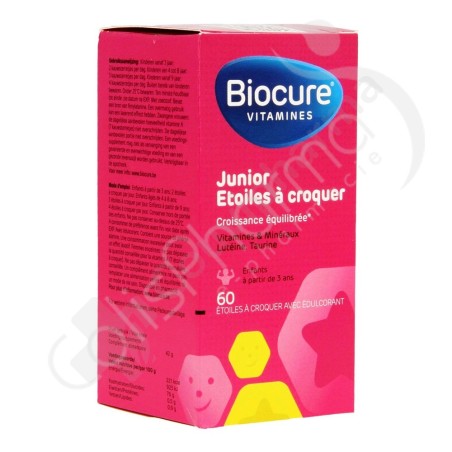 Biocure Junior Long Action - 60 étoiles à croquer