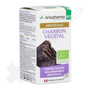 Arkogélules Charbon Végétal - 40 gélules