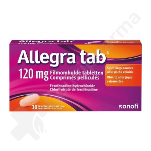 Allegra Tab 120 mg - 30 comprimés