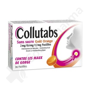 Collutabs Zonder Suiker Sinaasappel - 36 zuigtabletten