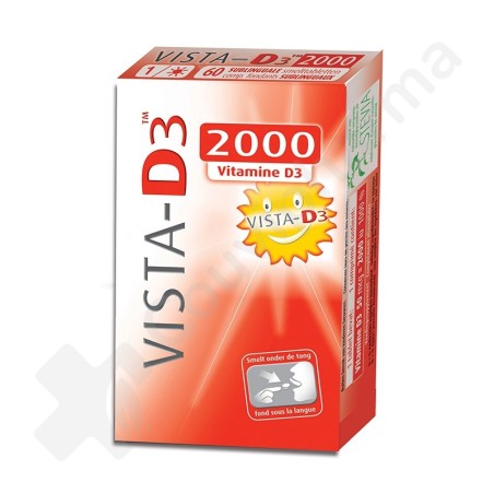 VISTA-D3 2000 - 60 comprimés fondants